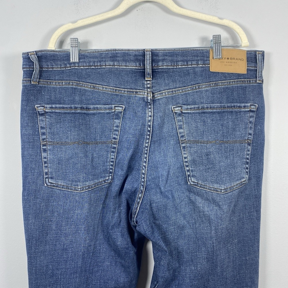 LUCKY BRAND Men's 363 Vintage Straight Leg Denim Blue Jeans Size 36 x 32 Casual - Picture 5 of 7
